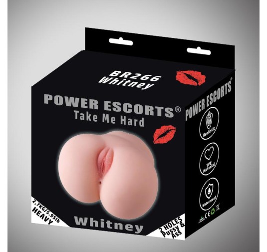 Masturbator-Take Me Hard Whitney-Pussy & Ass Masturbator 2,7kg Flesh